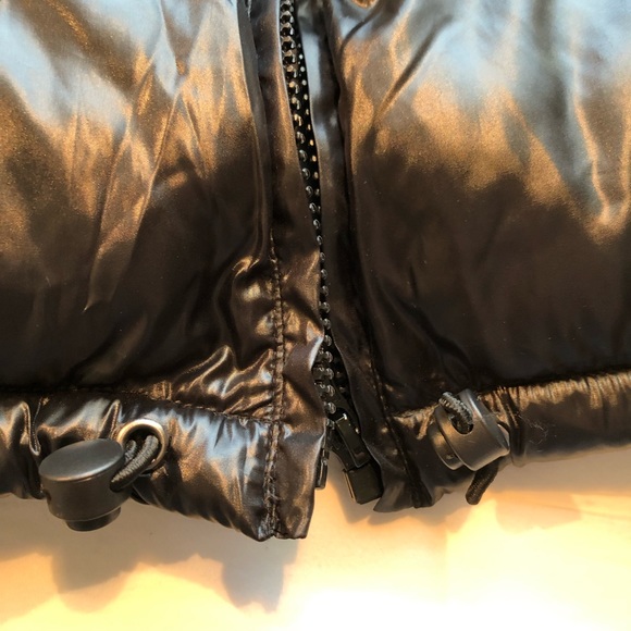 Y2K Faded Glory Puffer Vest w/detachable hood, NWOT, Small, pet/smoke free home - Picture 9 of 11